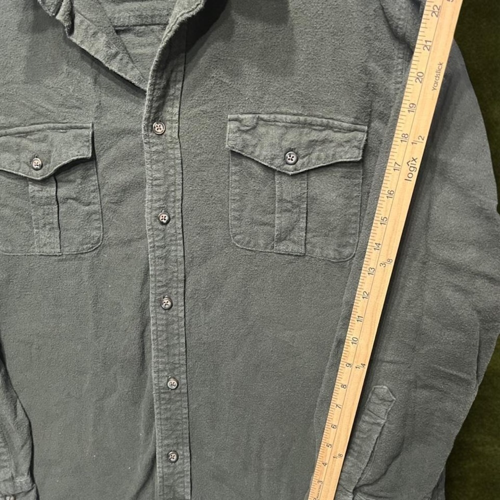 Vintage St. John's Bay Cotton Work Shirt | Modern Large - Picture 3 of 6